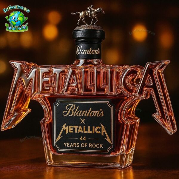 PREMIUM Metallica 44 Years Of Rock Crown Royal Whiskey Bottle