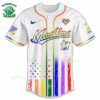 PREMIUM Miami Marlins x Happy Pride Month White Baseball Jersey