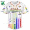 PREMIUM Oakland Athletics x Happy Pride Month White Baseball Jersey