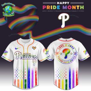 PREMIUM Philadelphia Phillies x Happy Pride Month White Baseball Jersey