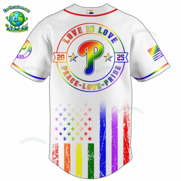 PREMIUM Philadelphia Phillies x Happy Pride Month White Baseball Jersey