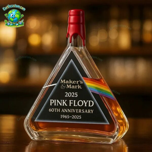 PREMIUM Pink Floyd 60th Anniversary Crown Royal Whiskey Bottle