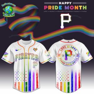 PREMIUM Pittsburgh Pirates x Happy Pride Month White Baseball Jersey