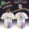 PREMIUM Pittsburgh Pirates x Happy Pride Month White Baseball Jersey