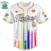 PREMIUM San Diego Padres x Happy Pride Month White Baseball Jersey