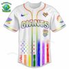 PREMIUM San Francisco Giants x Happy Pride Month White Baseball Jersey
