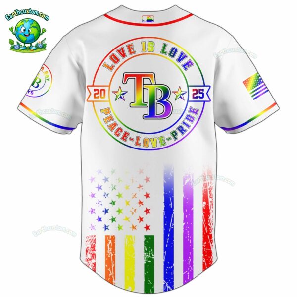 PREMIUM Tampa Bay Rays x Happy Pride Month White Baseball Jersey