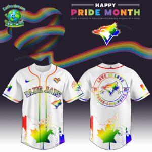 PREMIUM Toronto Blue Jays x Happy Pride Month White Baseball Jersey
