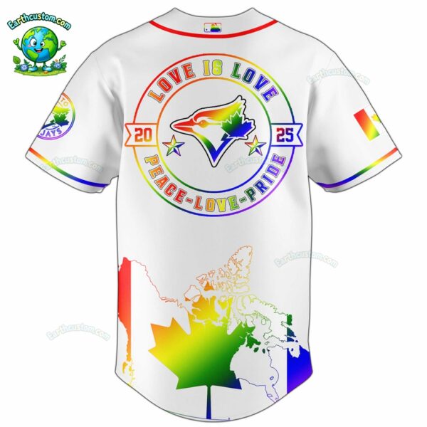 PREMIUM Toronto Blue Jays x Happy Pride Month White Baseball Jersey
