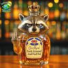 Raccoon Whiskey Bottle