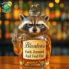 Raccoon Whiskey Bottle