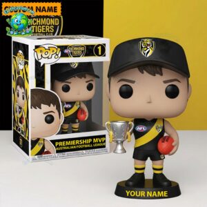 Richmond Football Club AFL Funko Pops Figure and Acrylic Plaque
