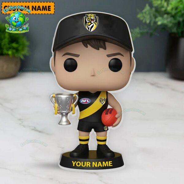 Richmond Football Club AFL Funko Pops Figure and Acrylic Plaque