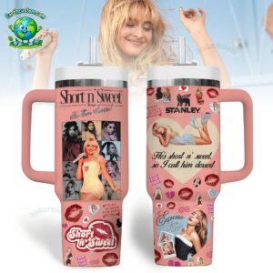 Sabrina Carpenter Short n Sweet Stanley Tumbler 40oz