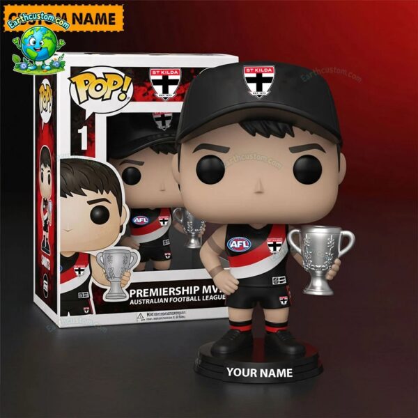St Kilda Saints AFL Funko Pops Figure and Acrylic Plaque