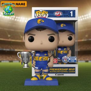 West Coast Eagles AFL Funko Pops Figure and Acrylic Plaque
