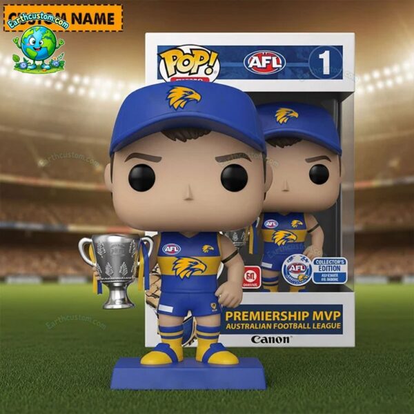 West Coast Eagles AFL Funko Pops Figure and Acrylic Plaque
