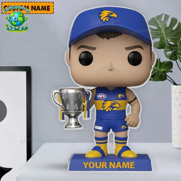 West Coast Eagles AFL Funko Pops Figure and Acrylic Plaque