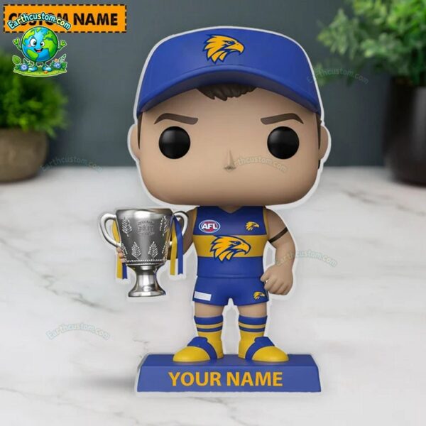 West Coast Eagles AFL Funko Pops Figure and Acrylic Plaque