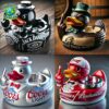 Whiskey Beer Brand Duck Ashtray