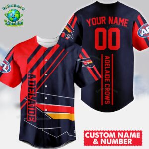 Adelaide Crows AFL Baseball Jersey