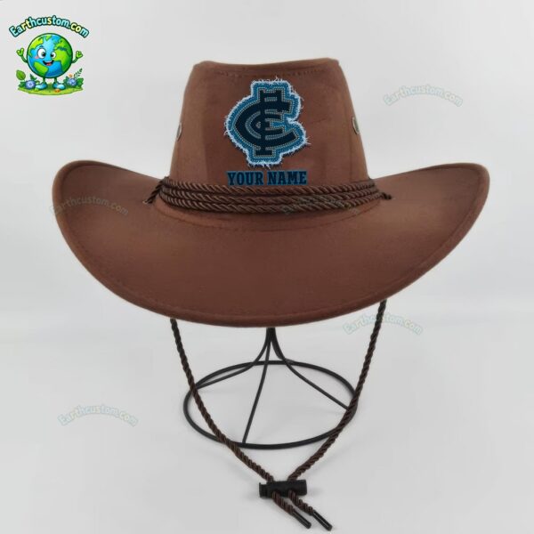 AFL Carlton Blues Personalized Cowboy Hat For Fan