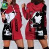 AFL Collingwood Magpies Snoopy Peanuts Hoodie Dress