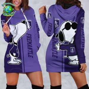 AFL Fremantle Dockers Snoopy Peanuts Hoodie Dress
