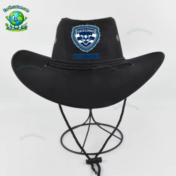 AFL Geelong Cats Personalized Cowboy Hat For Fan