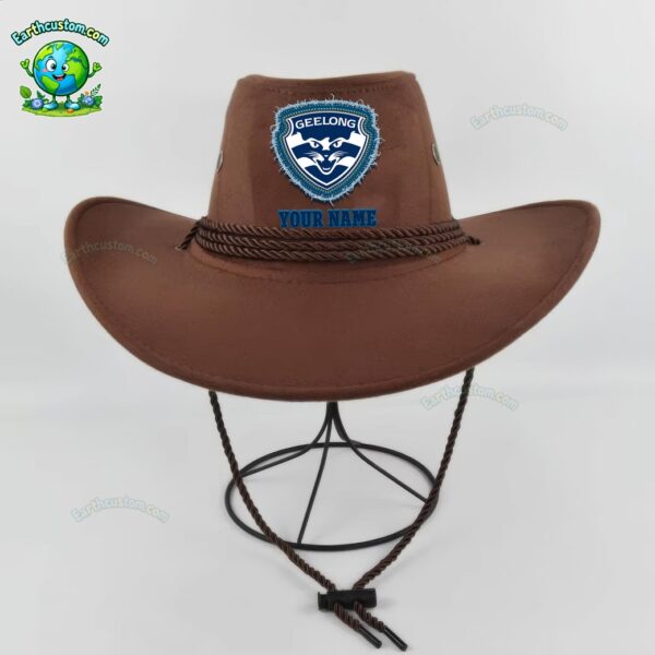AFL Geelong Cats Personalized Cowboy Hat For Fan