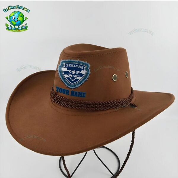 AFL Geelong Cats Personalized Cowboy Hat For Fan