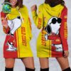 AFL Geelong Cats Snoopy Peanuts Hoodie Dress
