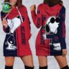 AFL Hawthorn Hawks Snoopy Peanuts Hoodie Dress