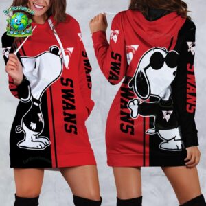 AFL Snoopy Peanuts Hoodie Dress