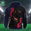 AFL Brisbane Lions Heavy Half Zip Hoodie