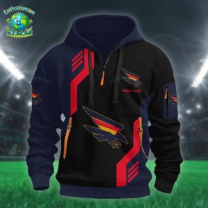 AFL Adelaide Crows Heavy Half Zip Hoodie
