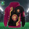 AFL Adelaide Crows Heavy Half Zip Hoodie
