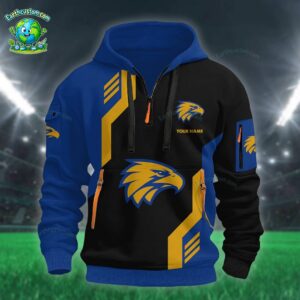 AFL West Coast Eagles Heavy Half Zip Hoodie