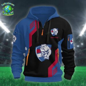 AFL Western Bulldogs Heavy Half Zip Hoodie
