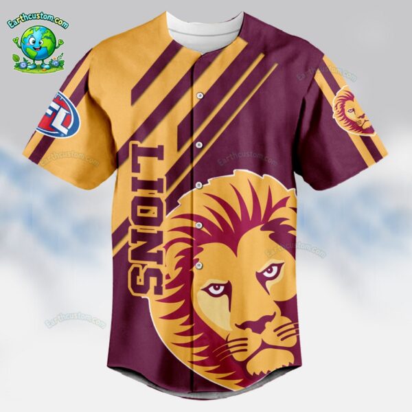 Brisbane Lions AFL Baseball Jersey