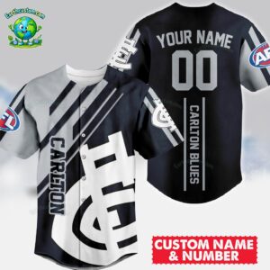 Carlton Blues AFL Baseball Jersey