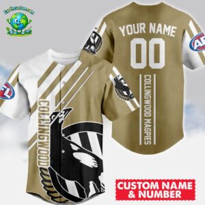 Collingwood Magpies AFL Baseball Jersey