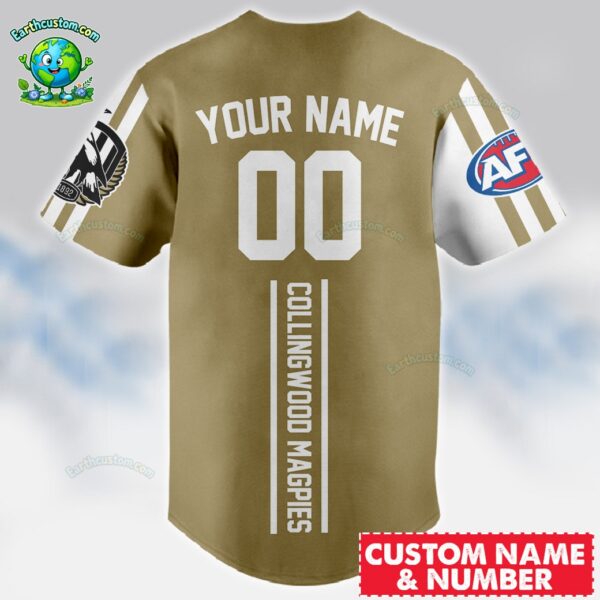 Collingwood Magpies AFL Baseball Jersey