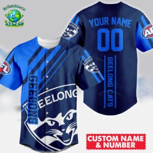 Geelong Cats AFL Baseball Jersey