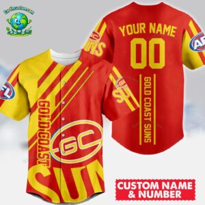 Gold Coast Suns AFL Baseball Jersey