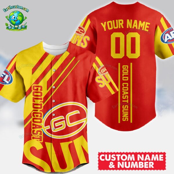 Gold Coast Suns AFL Baseball Jersey
