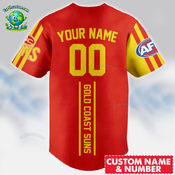 Gold Coast Suns AFL Baseball Jersey