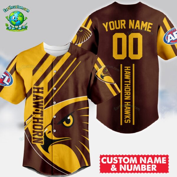 Hawthorn Hawks AFL Baseball Jersey