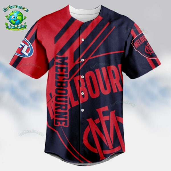 Melbourne Demons AFL Baseball Jersey