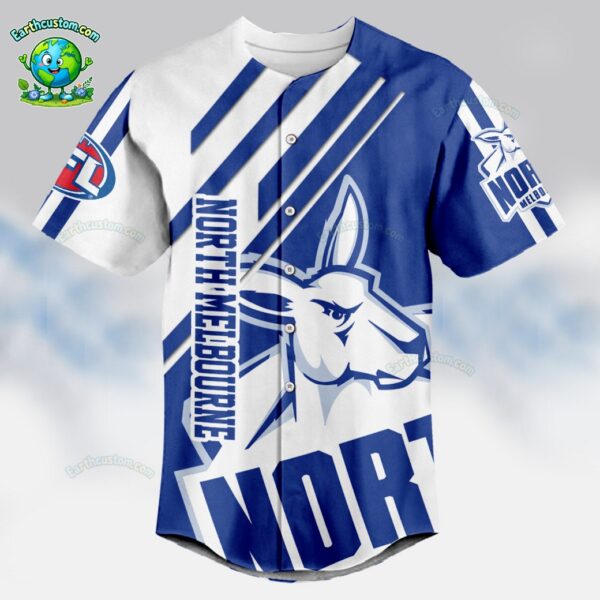 North Melbourne Kangaroos AFL Baseball Jersey